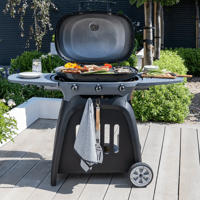 Norfolk Grills N-Grill Gass BBQ Grill, 3 Burner from Dunelm