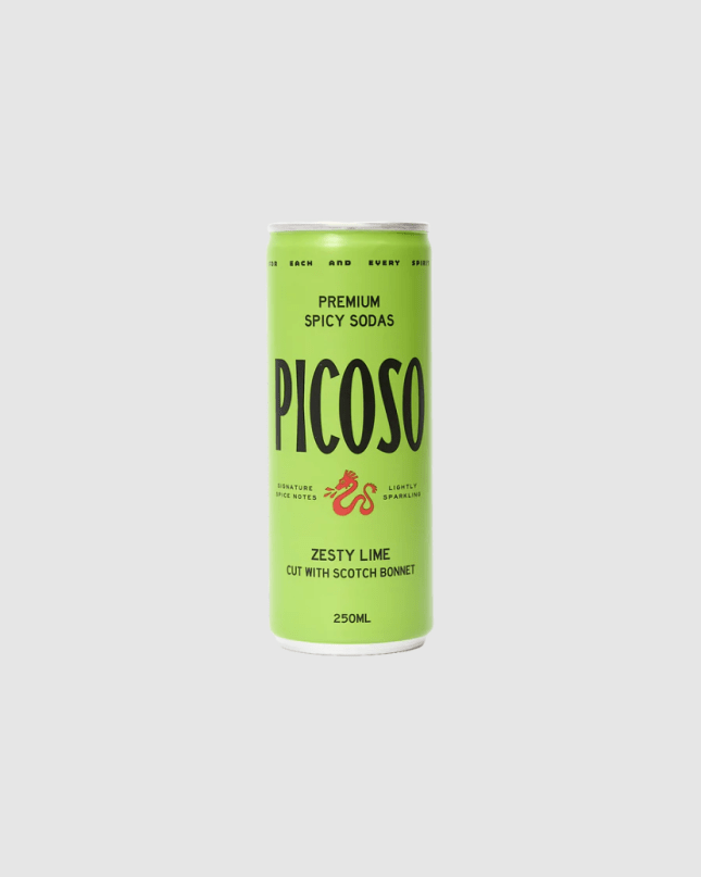 Zesty Lime & Scotch Bonnet Spicy Soda from Picoso