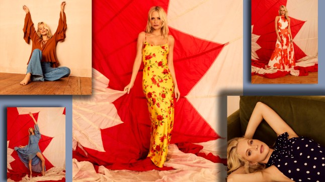Poppy Delevingne wearing her collection with Nobody's Child