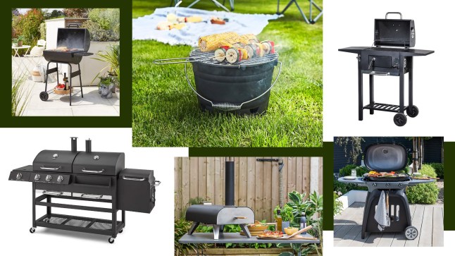 Series of BBQs that are available from Dunelm - as well as pizza ovens